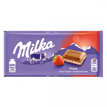 Milka Strawberry Chocolate 100G