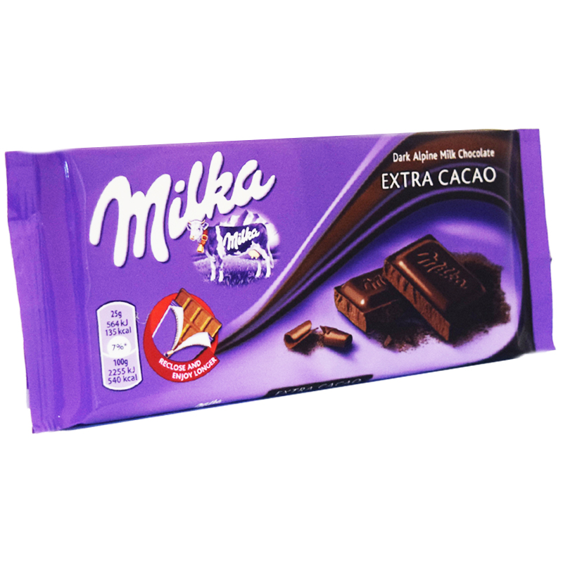 Milka Dark Chocolate 100G