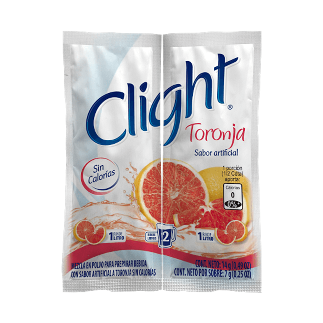 Clight Bebida En Polvo Sabor Toronja - 14g