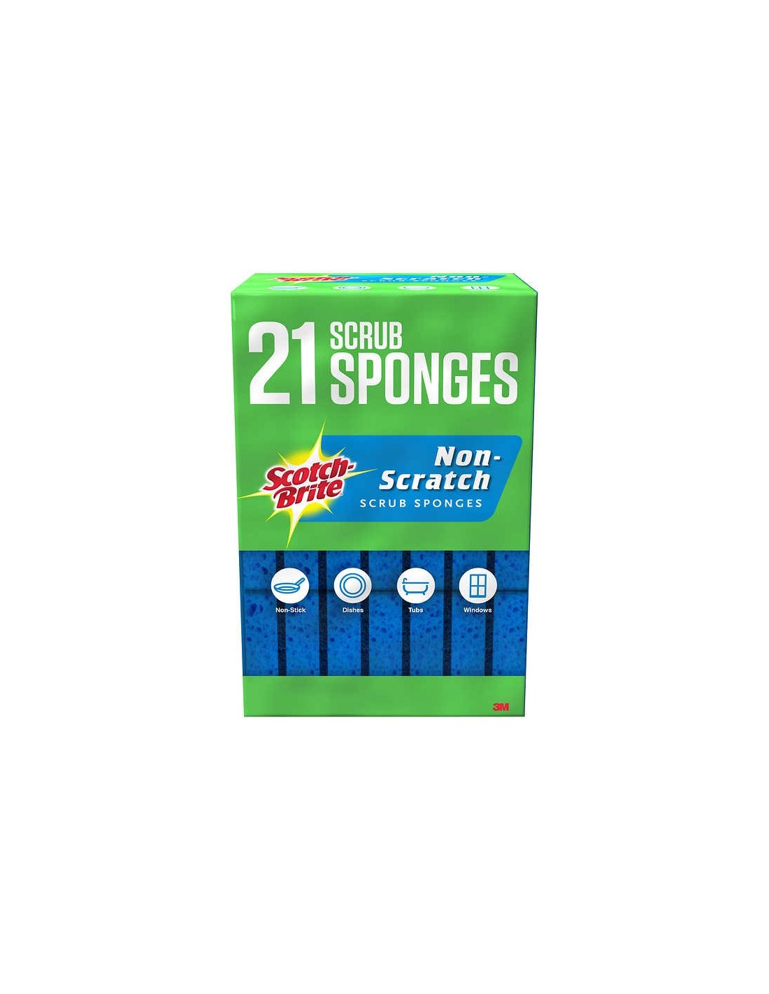 Non Scratch Scrub Sponges