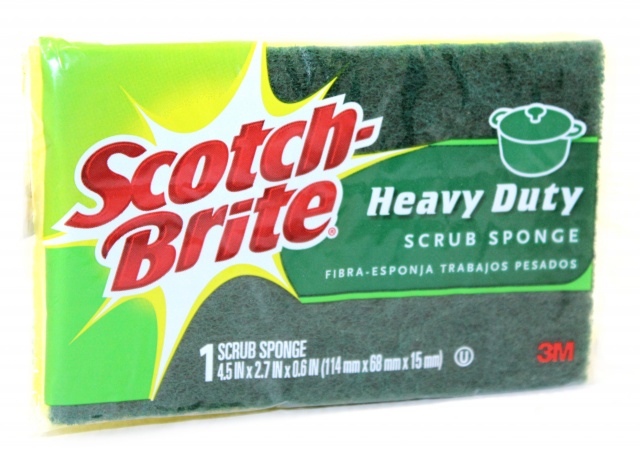 3M Scotch Brite Heavy Duty Scrub Sponge SHELFPULL