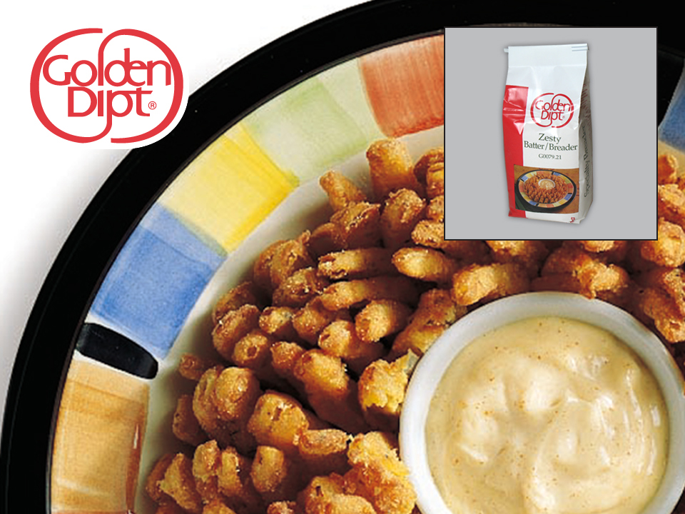Golden Dipt Blossoming Onion Breaders Batter 6 Case 5 Pound