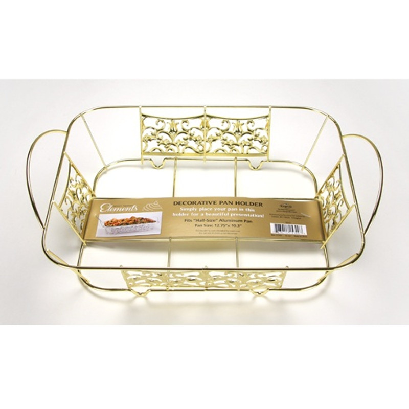 Hanna K. Signature Elements - Decorative Pan Holder - Half Size - Gold