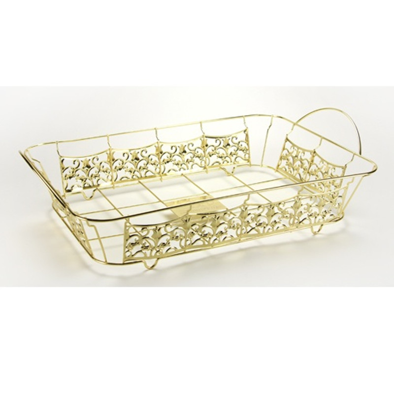 Hanna K. Signature Elements - Decorative Pan Holder - Roaster Size - Gold