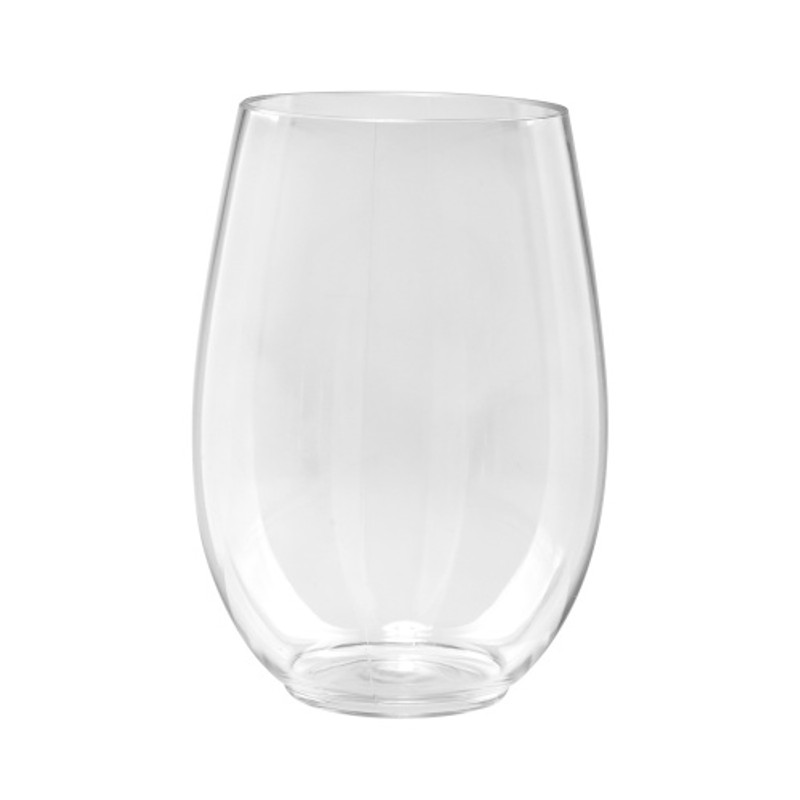 Lillian's Drinkware - 16 Oz. Stemless Wine - Clear