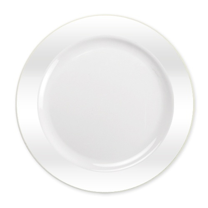 Lillian's Magnificence Collection 9" Clear Plastic Plate