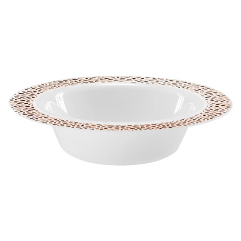 Lillian's Pebbled - Polished Rose Gold - 5 Oz. Bowl