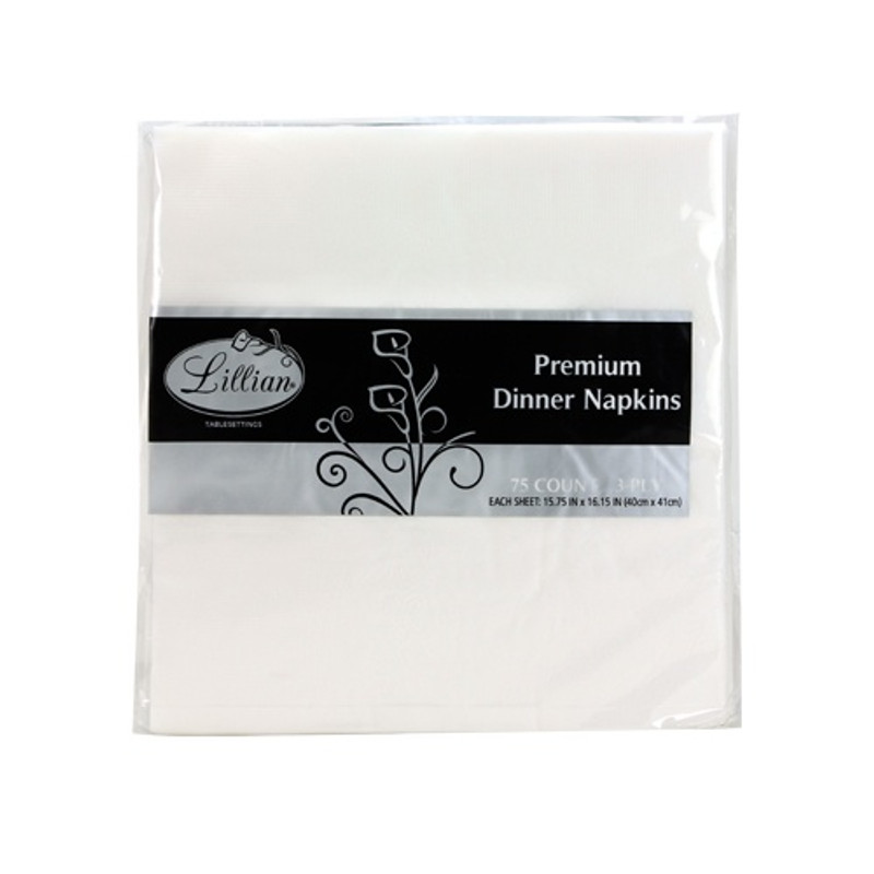 Lillian's Premium Dinner 3 Ply Napkins