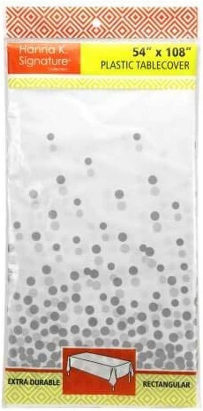 Plastic Rectangular Table Cover - 54"x108"