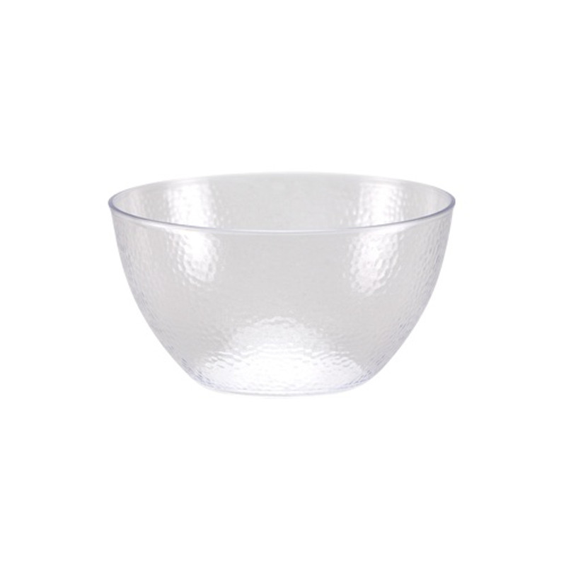 Lilian's Pebbled - 30 Oz. Plastic Bowl - Clear
