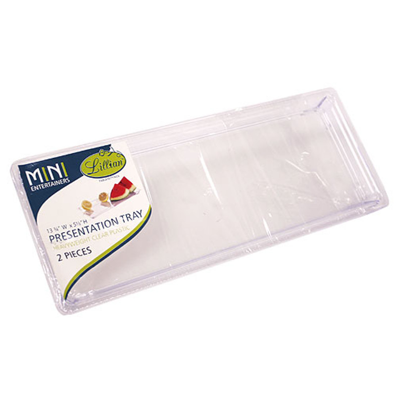 Lillian's Mini Clear Plastic Presentation Tray