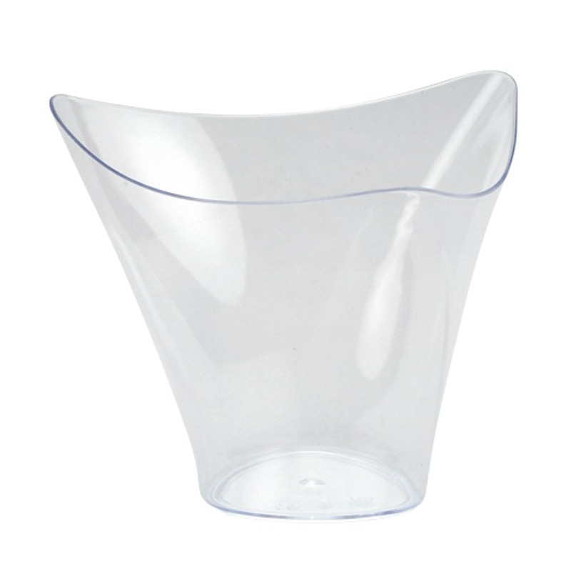 Lillian's Mini Flared Triangle Cup - 12 Count - Clear