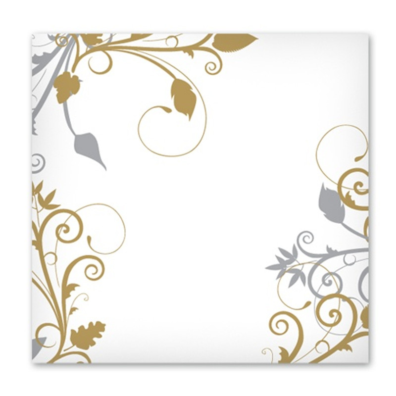 Hanna K. Signature Bella Vite Shimmer - Beverage Napkin