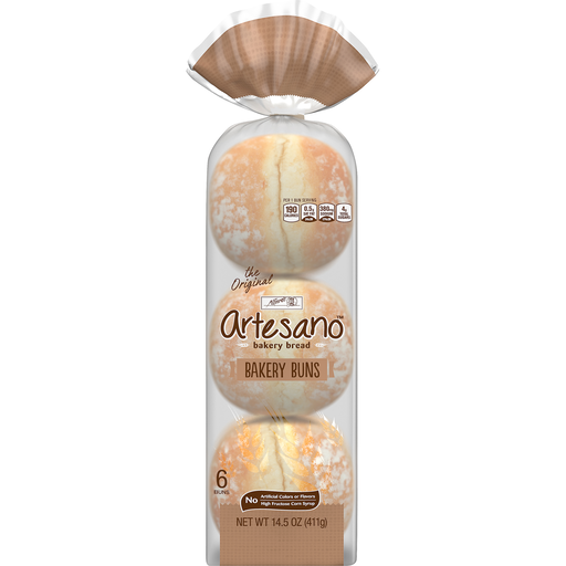 Alfaro's Artesano Bakery Buns 6 Ct 14.5 Oz