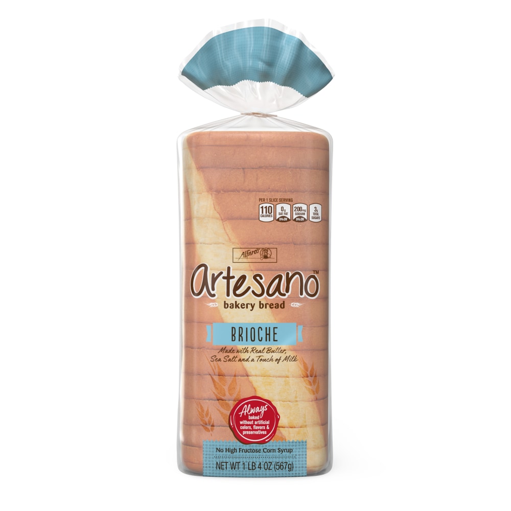 Alfaro's Artesano Brioche Bakery Bread, 20 Oz