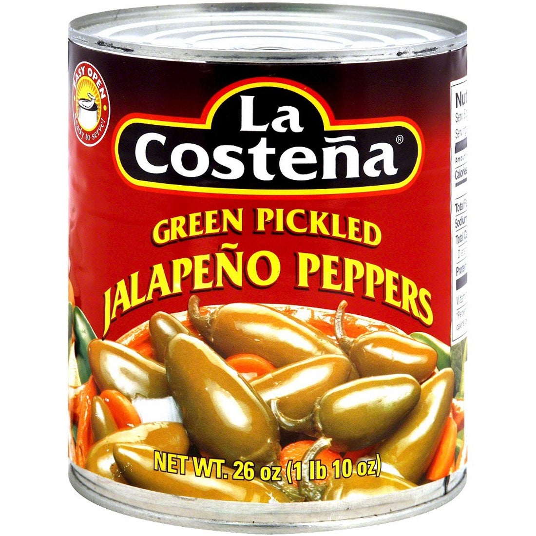 La Costena Jalapenos, Pickled Jalapeno Peppers 26 Oz