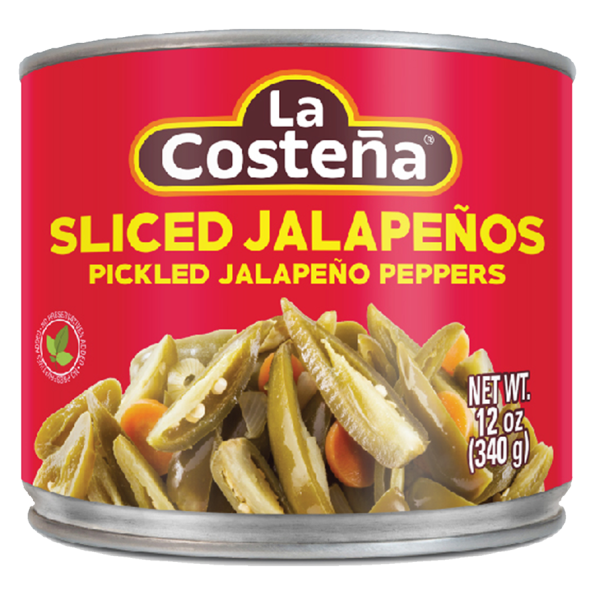 La Costena Green Pickled Sliced Jalapeno Peppers - 12oz