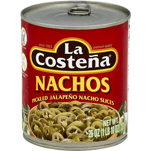 La Costena Pickled Jalapeno Nacho Slices 26 Oz. Can