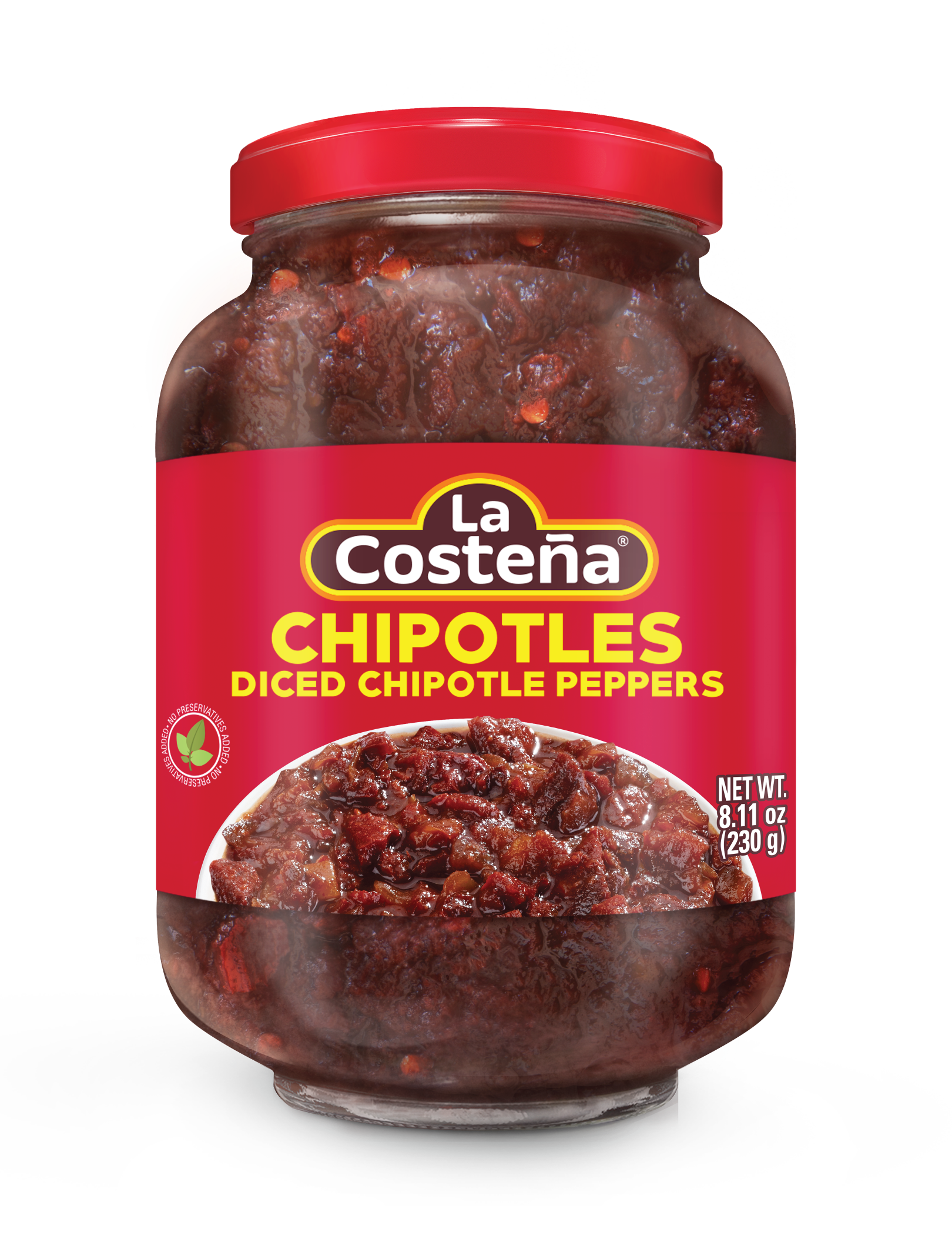 La Costena Diced Chipotle Peppers 8.11 Oz. Jar