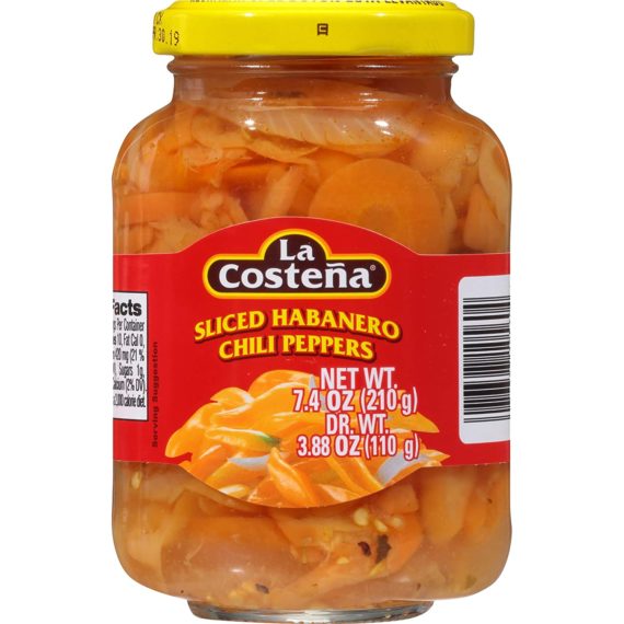 La Costena Habanero Peppers 7.4oz