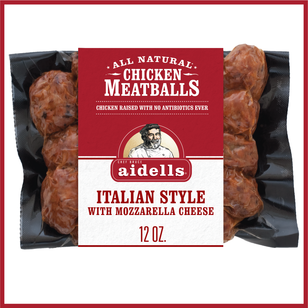 Aidells Chicken Meatballs Italian Style With Mozzarella Cheese