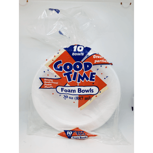Good Time Foam Bowl 10ct - 30oz