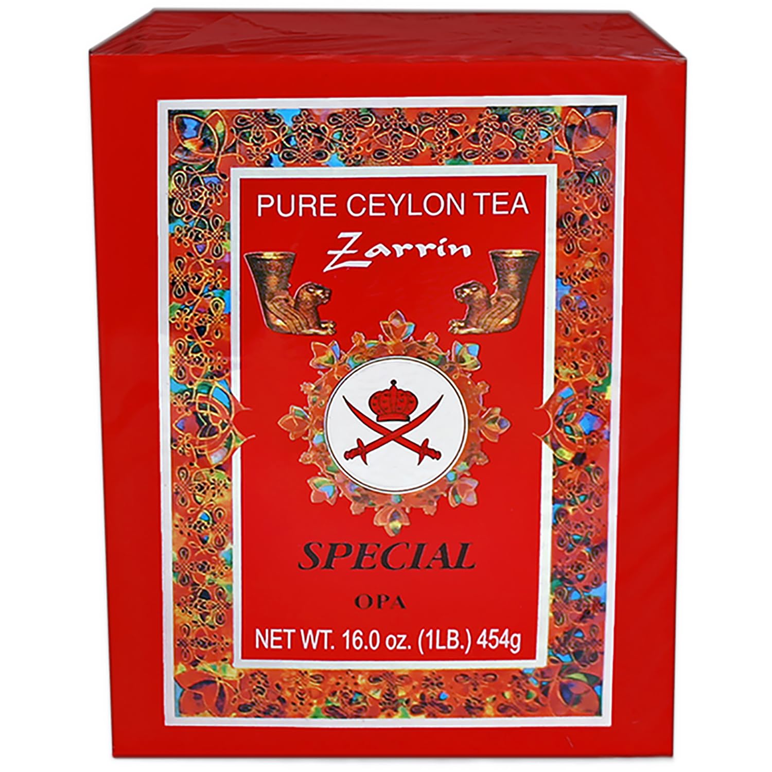Zarrin Pure Ceylon Tea, Orange Pekoe A, 1LB (454g)