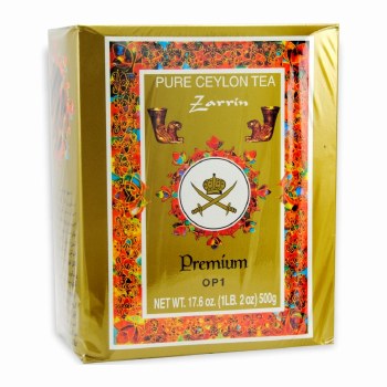 Zarrin Pure Ceylon Tea Premium Orange Pekoe 1 OP1 16oz