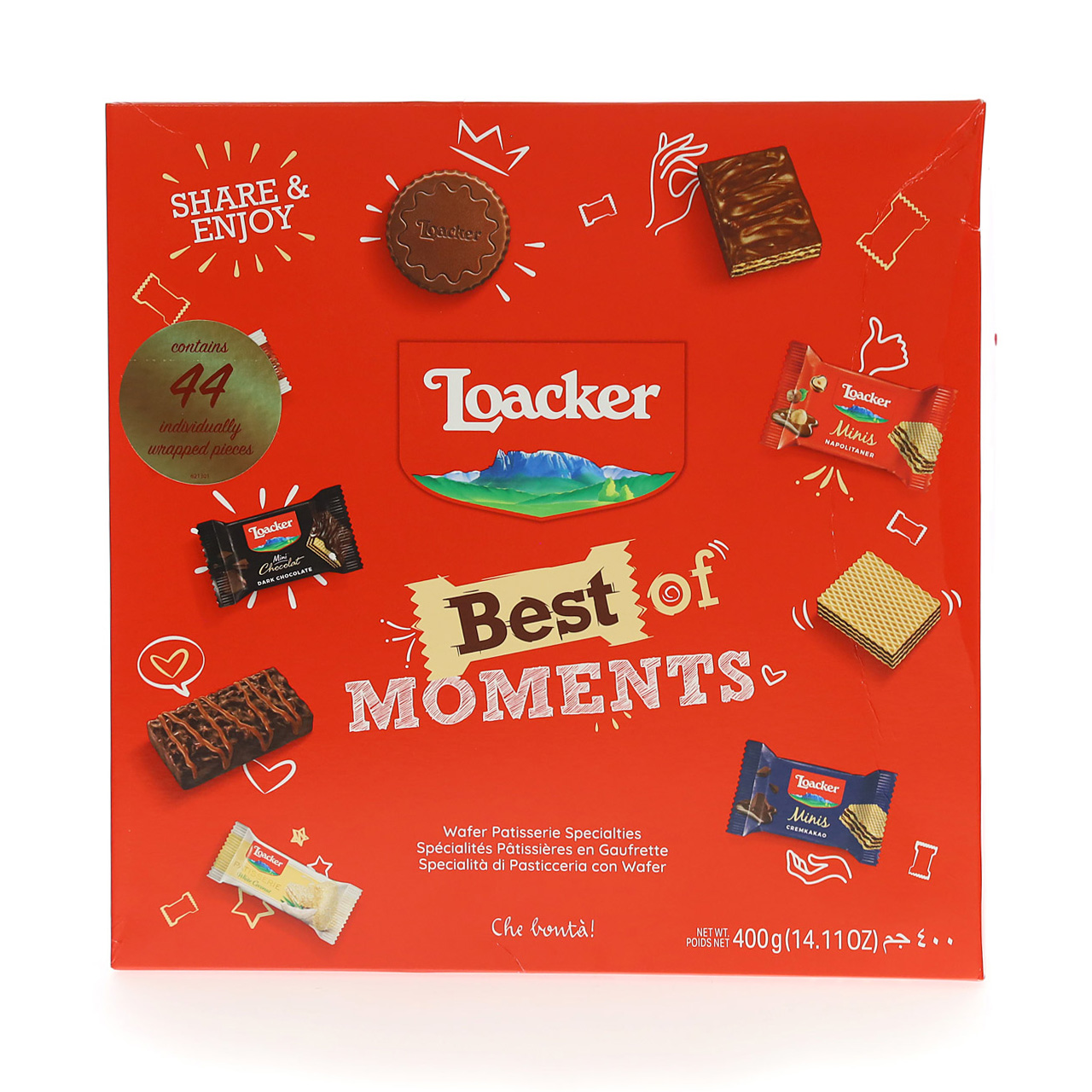 Loacker Best Of Moments Wafer 400g