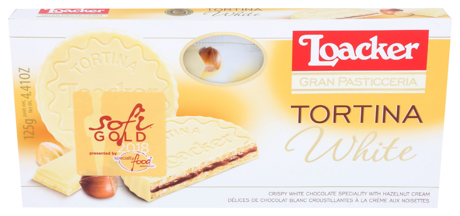 Loacker Tortina White, 4.41 Oz