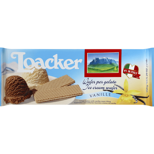 Loacker Wafer, Ice Cream, Vanille