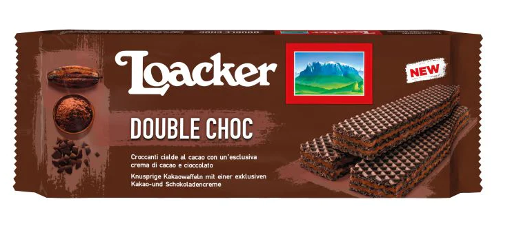Loacker Wafer Double Chocolate 175g