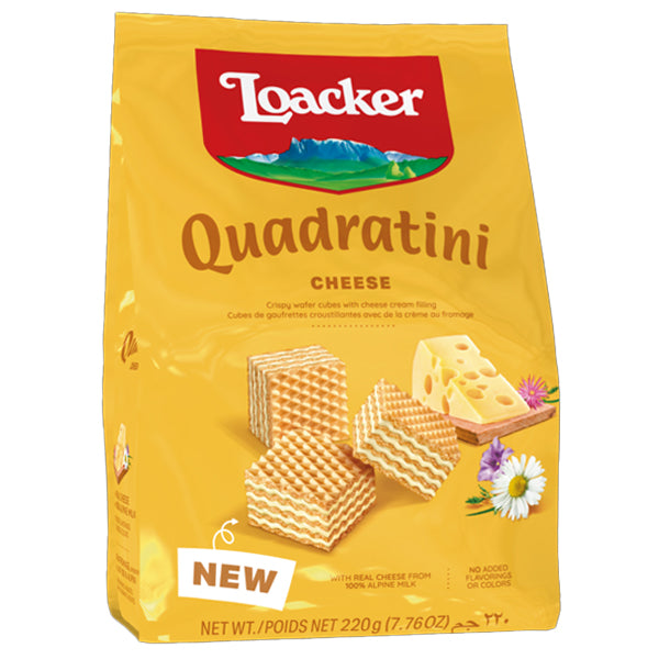 Loacker Quadratini Cheese 220g