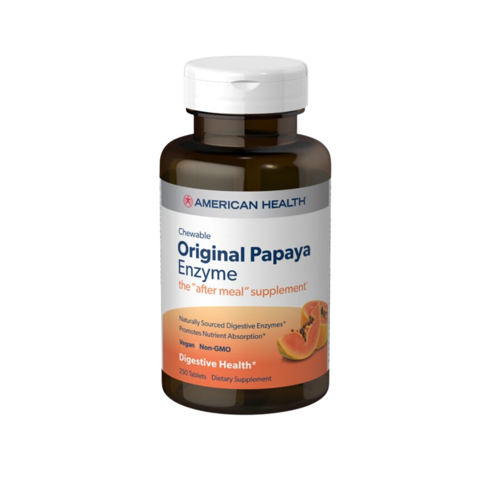 American Health Original Papaya Enzyme Chewable - 250 Tablets