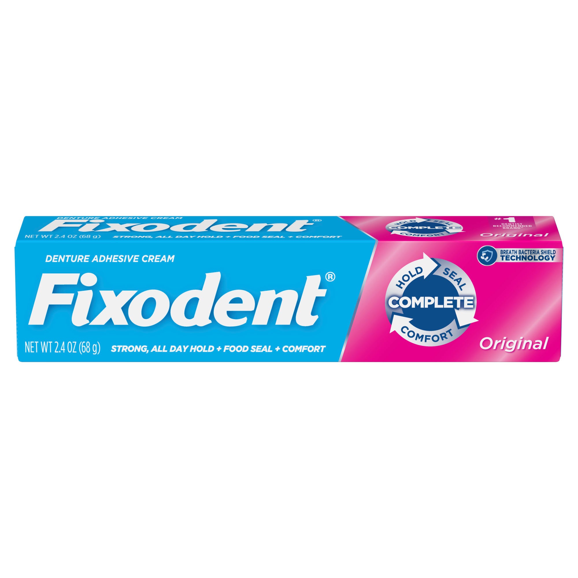Fixodent Complete Original Denture Adhesive Cream 2.40 Oz