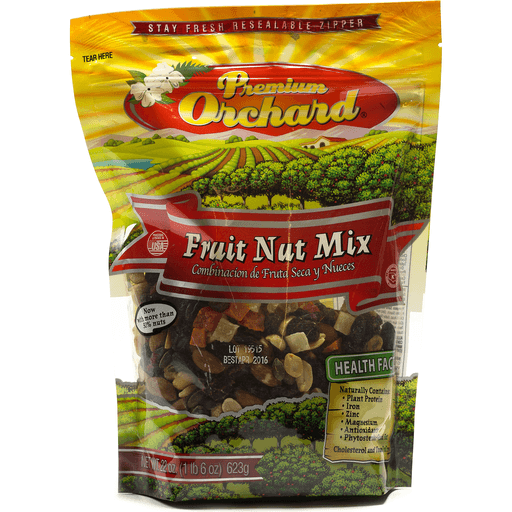 Premium Orchard Nut Mix, Fruit