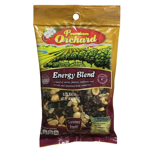 Premium Orchard Energy Blend Trail Mix, 5 Oz