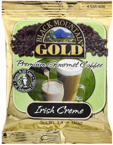Black Mountain Gold Coffee, Premium Gourmet, Irish Creme