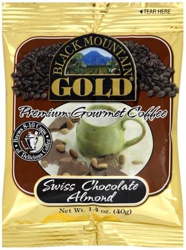 Black Mountain Gold Coffee, Premium Gourmet, Swiss Chocolate Almond