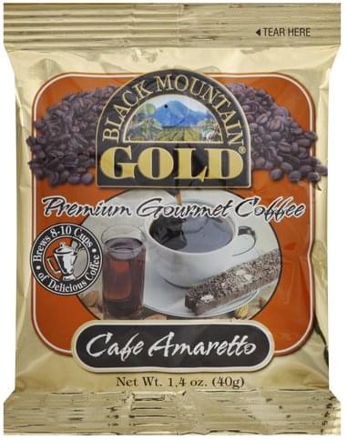 Black Mountain Gold Coffee, Premium Gourmet, Cafe Amaretto