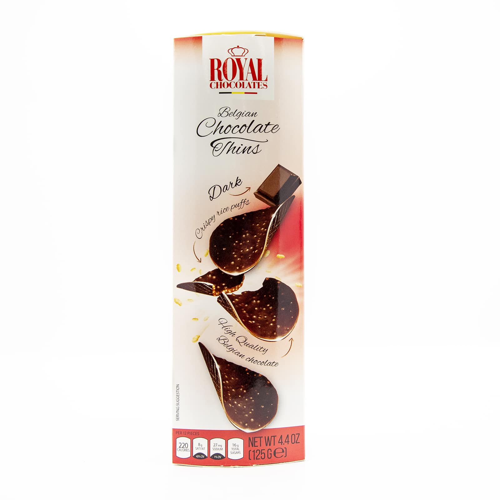 Royal Chocolates Belgian Chocolate Thins Dark Chocolate