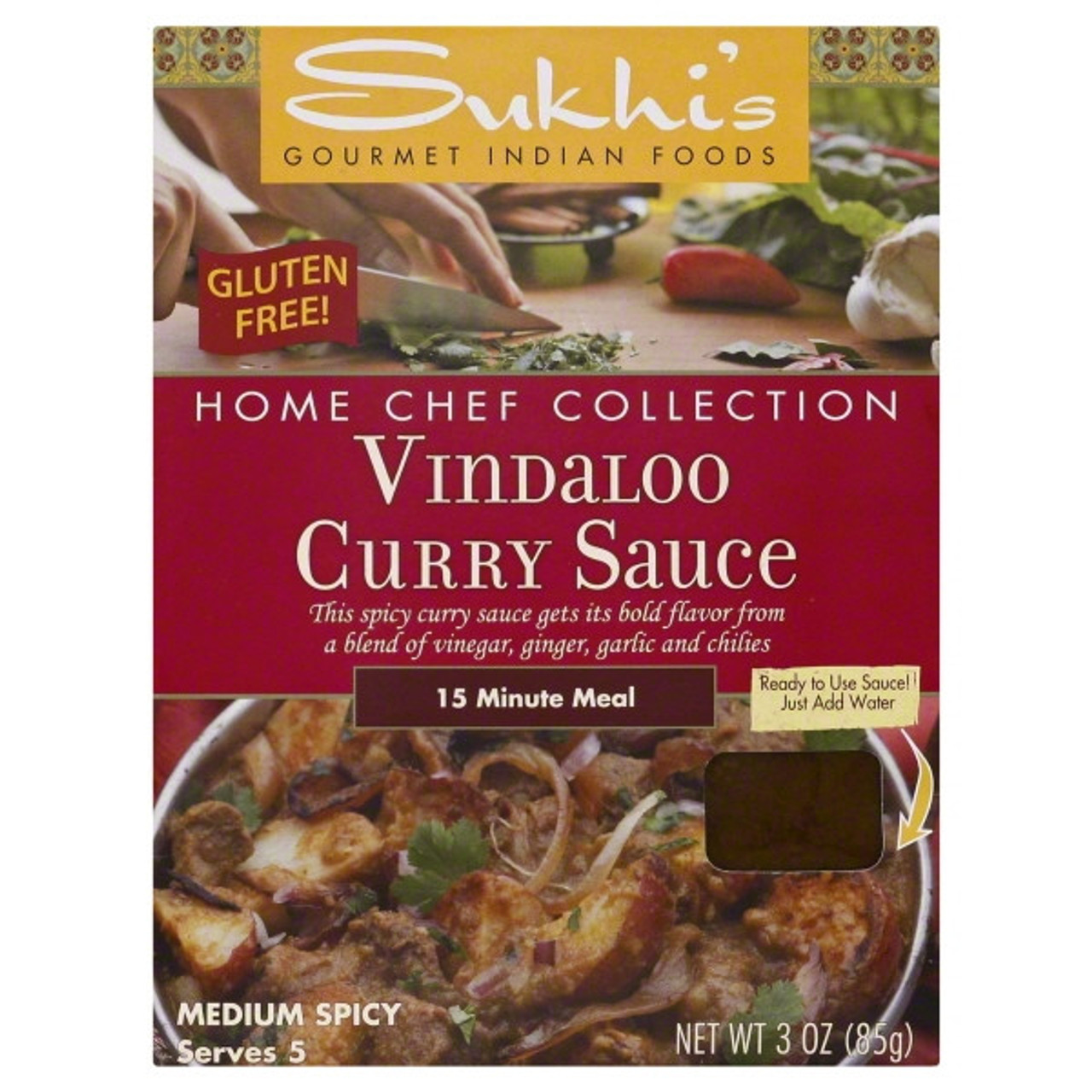 Sukhi's Indian Curry Sauce, Vindaloo 3 Oz