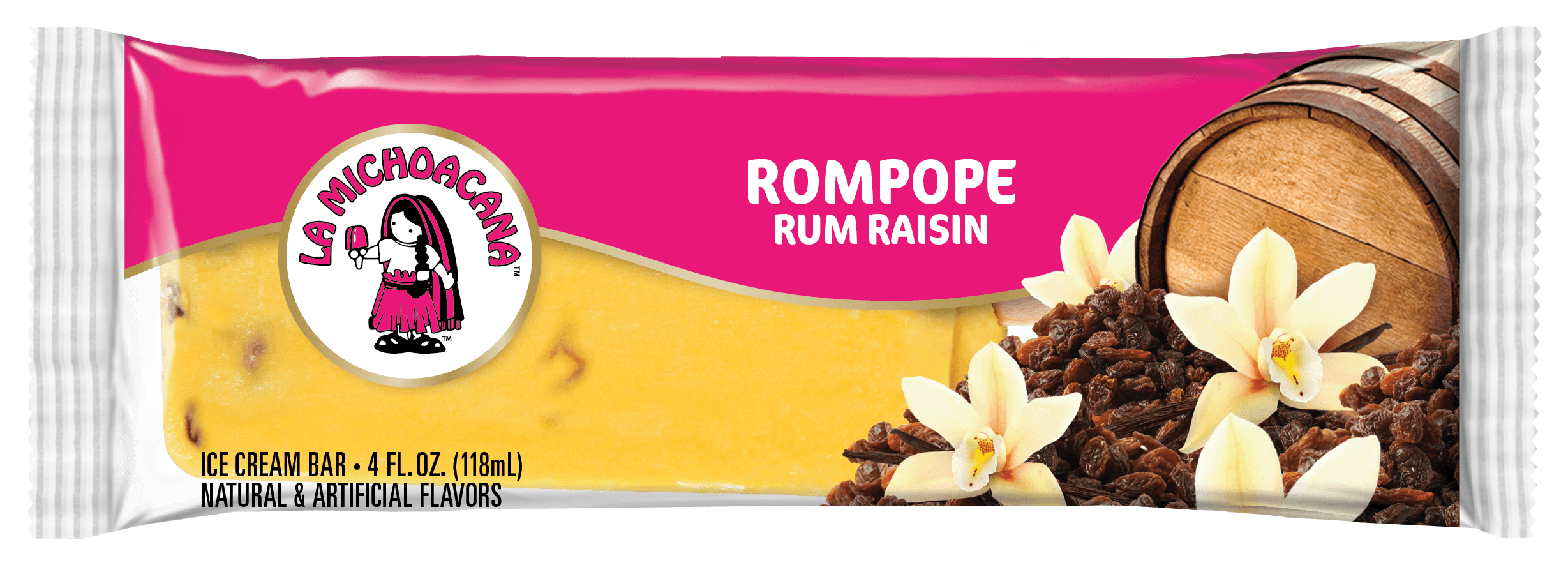 La Michoacana Rum Raisin Paleta, 1ct, 4 Fl Oz