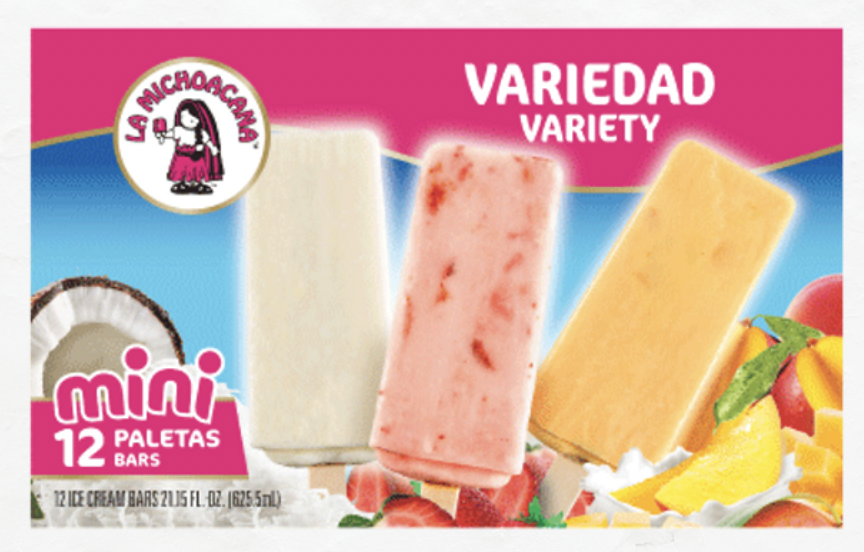 Helados Mexico La Michoacana Variety Mini Ice Cream Bars
