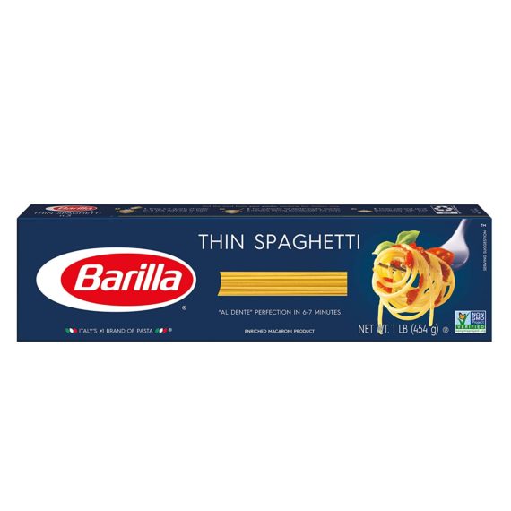 Barilla Thin Spaghetti, 16 Oz