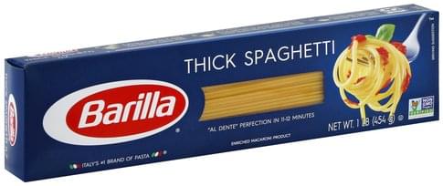 Barilla Thick Spaghetti Pasta 1 Lb. Box
