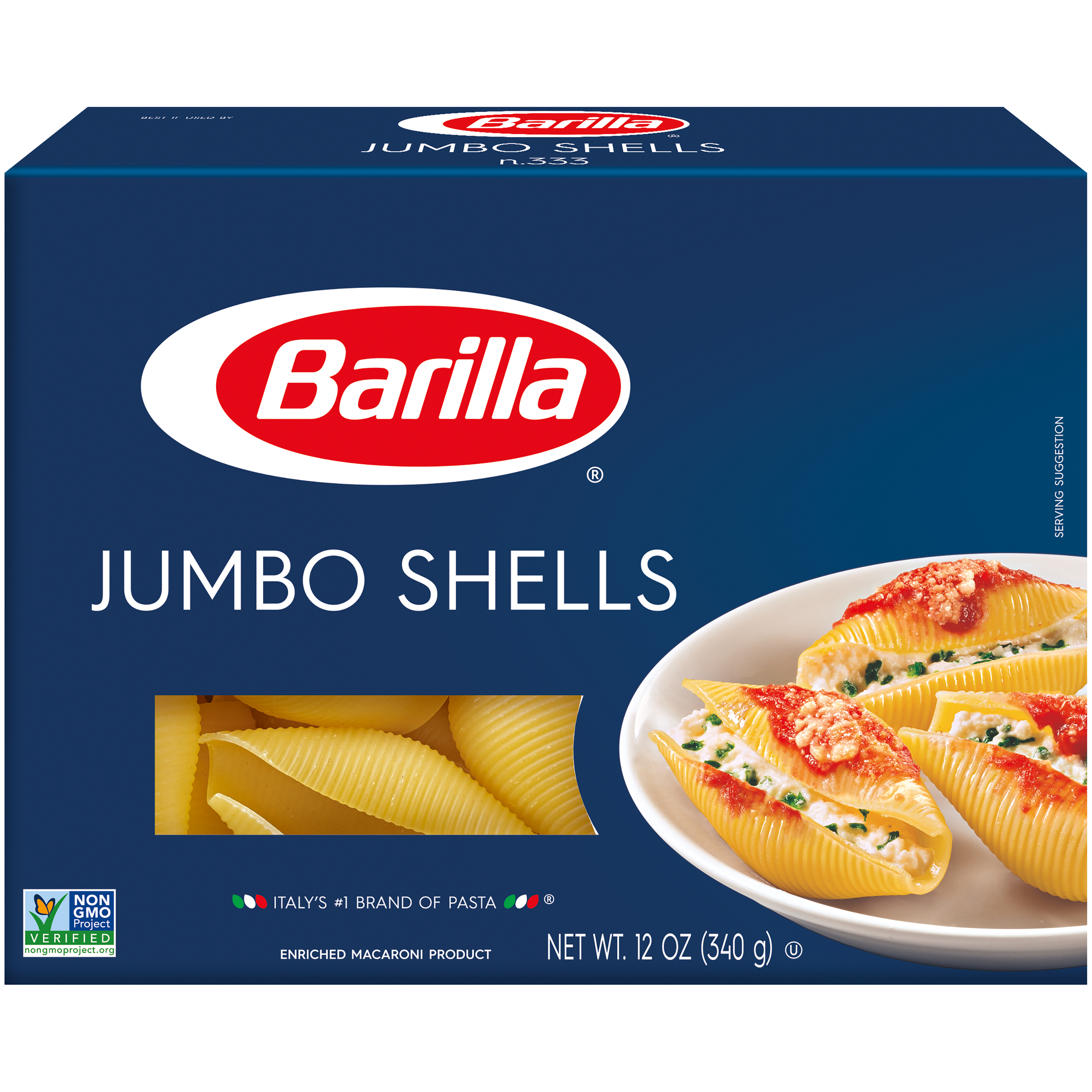 Barilla Classic Blue Box Oven Pasta Jumbo Shells