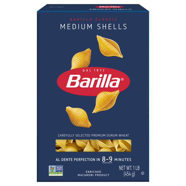 Barilla Medium Shells Pasta 1 Lb. Box