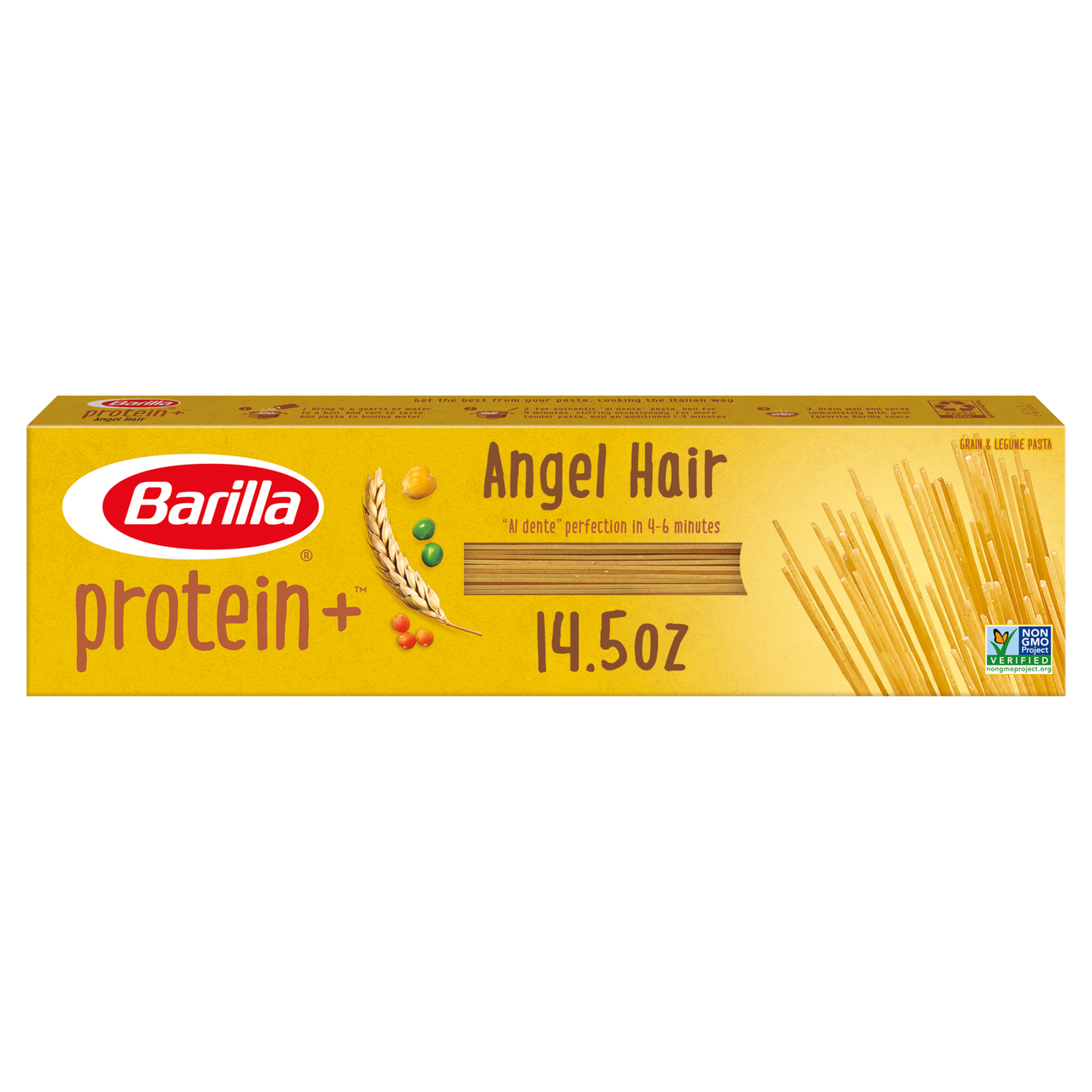 Barilla Protein Plus Angel Hair Pasta 14.5 Ounce