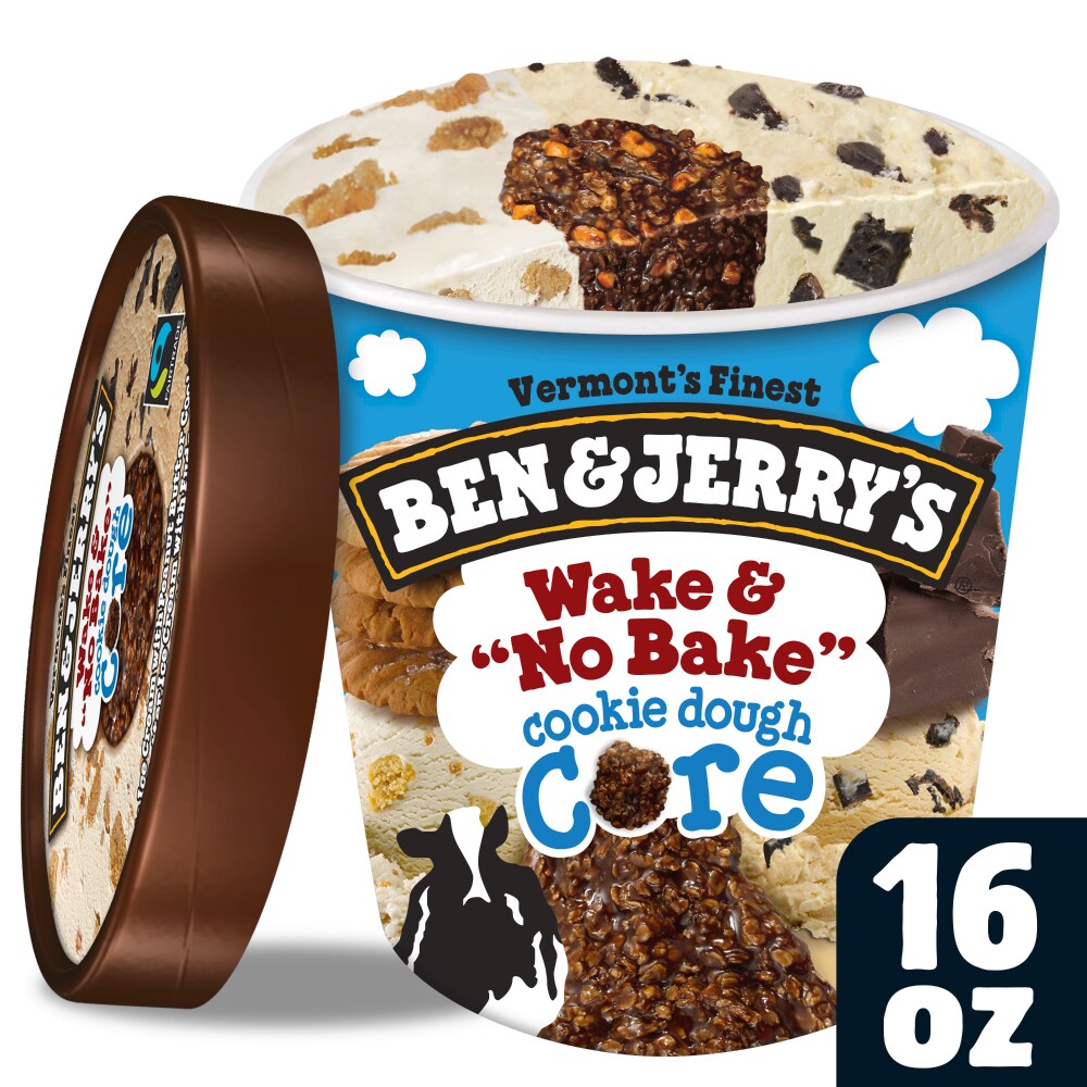 Ben & Jerry's Wake No Bake Cookie Dough Core Ice Cream